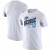 Oklahoma City Thunder Paul George Nike Player Performance T-Shirt White,baseball caps,new era cap wholesale,wholesale hats
